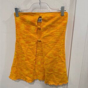 Tiger Mist Yellow Knit Top